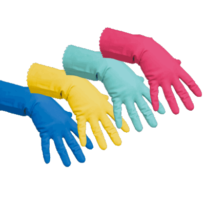 Резиновые перчатки многоцелевые  (L