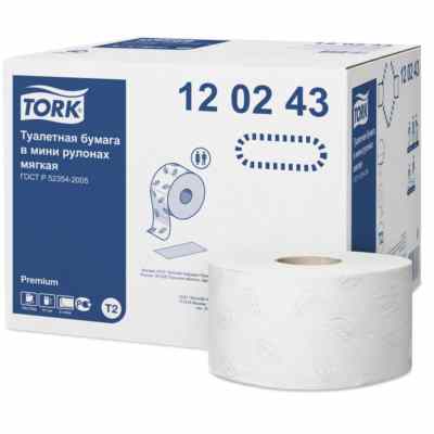 Туалетная бумага Tork в мини-рулонах