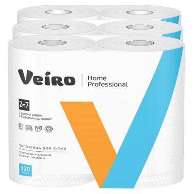 Кухонные рулонные бумажные полотенца Veiro