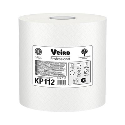 Рулонные бумажные полотенца Veiro Professional с центральной вытяжкой